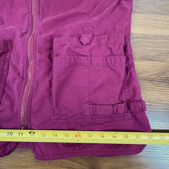 Duluth Trading Co Women Vest Magenta Pink Zip Pockets Utility Hunt Fish Garden L - Picture 11 of 13